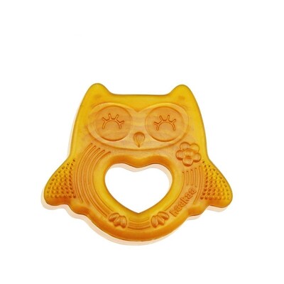 Natural Owl Smiling Teether